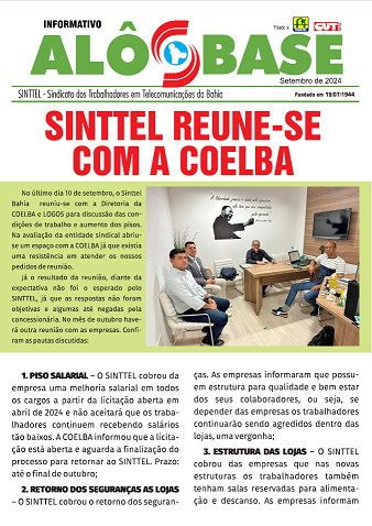 LOGOS:  SINTTEL REUNE-SE COM A COELBA